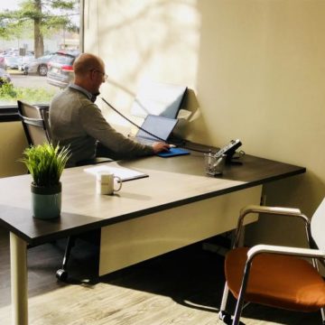 Man working in a Executive Suite