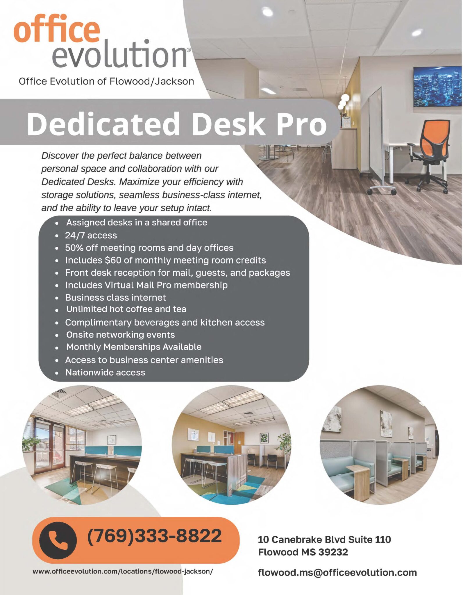 The Advantages of DEDICATED DESKS in Office Evolution Business Centers