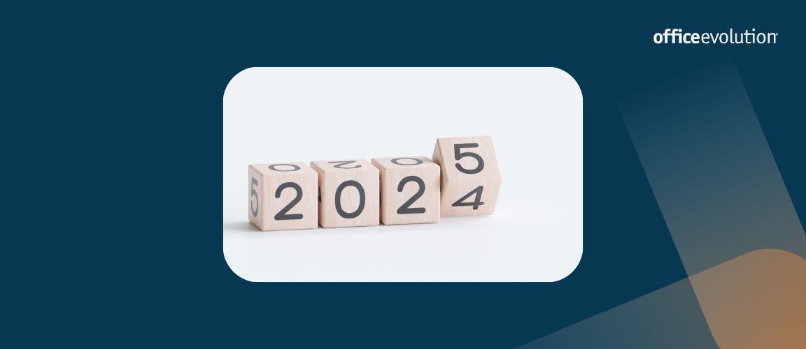 numbered dices showing that the year is changing from 2024 to 2025